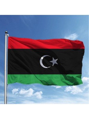 Fors Bayrak Libya Gönder Bayrağı  Raşel Kumaş 150X225 cm