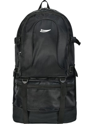 Barberri Extrem Series Ortopedik Siyah Kamp Seyahat ve Dağcı Sırt Çantası 55 + 10 Litre