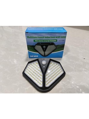 Hilal Shops Hareket Sensörlü Güneş Enerjili LED Aydınlatma Dış Mekan Bahçe 102 LED Li