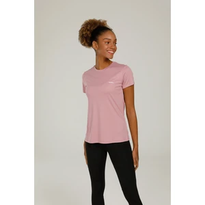 SN230 Basic Pes C Neck T- Pembe Kadın T-Shirt