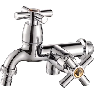 Elektrolizle Plastik Soğuk Su Dokunun Ev Bahçe Çamaşır Makinesi Musluk Kafası 3