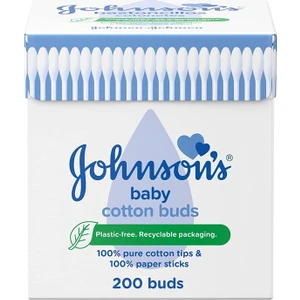 Johnson's Baby  Saf Pamuk Kulak Temizleme Çubuğu 200 Adet