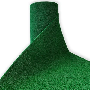 Kıvırcık Paspas  Kaymaz Paspas 14 Mm Yeşil Yolluk Antibakteriyal Hijyenik