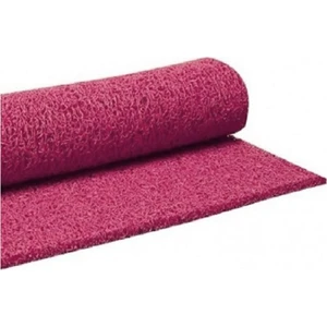 Kıvırcık Paspas  Kaymaz Paspas 14 Mm Bordo Yolluk Antibakteriyal Hijyenik