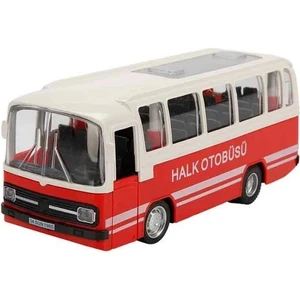 3097 Sunman, Çek Bırak Açık Halk Otobüsü 15 cm turuncu
