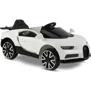 440 Drive 12V Akülü Yarış Arabası – 20 kg Kapasiteli, Bluetooth Kumandalı, LED Işıklı, Deri Koltuklu Beyaz Model