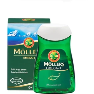 Omega-3 Balık Yağı İçeren 30 Kapsül