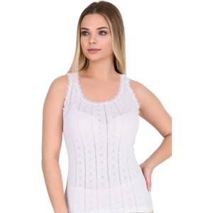 8049 Kadın Dantelli Yaka Kalın Askılı Atlet