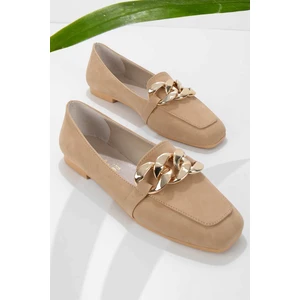 Camel Nubuk  Kadın Loafer Ayakkabı K016411659