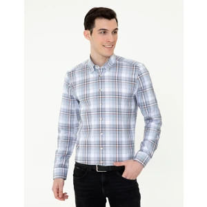 Pierre Cardin Erkek Antrasit Oversize Uzun Kollu Gömlek 50255984-VR006