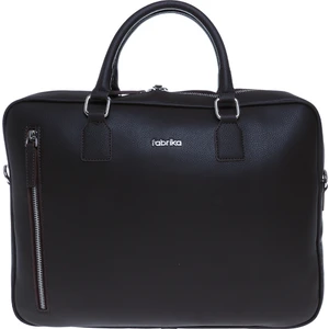 Kahve  Fermuarlı Laptop Çantası 01FB1017-KH