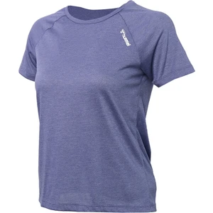 911314-1047 Bisiklet Yaka Regular Fit Düz Mavi Kadın T-Shirt