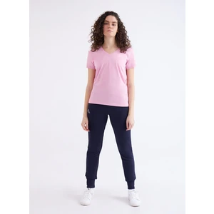 Logo Cabou Kadın Şeker Pembe Regular Fit Tişört