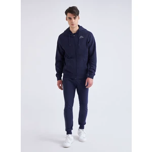KAPPA LOGO JAKTUS SLIM TK HOODED JACKET 321G7KW-XMF ERKEK LACİVERT Sweatshirt