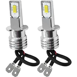 Shuai Yan 2x H3 Süper Parlak LED Far Sis Lambası Sürüş Lambası Ampul Kiti 6000K Beyaz 100W (Yurt Dışından)