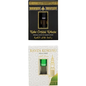 Kabe Örtüsü Kokusu ve Medine Ravza Kokusu Alkolsüz Esans 3ml