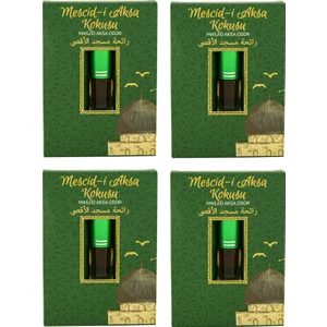 Mescidi Aksa Kokusu Alkolsüz Esans 3ml 4 Adet