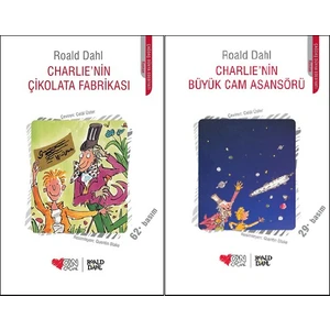 Charlie'nin Çikolata Fabrikası - Charlie'nin Cam Asansörü 2 Kitap Set - Roald Dahl
