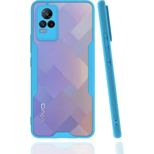 vivo V21E Ince Kılıf Arkası Mat Kamera Korumalı Darbeye Dayanıklı Kapak Slim Case Parfe Kapak