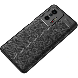 Mi 11T Pro 5g Kılıf Darbe Emici Deri Görünümlü Kamera Koruyucu Asla Yıpranmayan Silikon