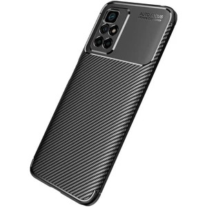 Redmi 10 Kılıf Karbon Desenli Darbe Emici Parmak Izi Bırakmaz Zırhlı Negro Kapak