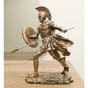 Antioch Artdesign Achilles Tasarım Biblo 30 cm Mitolojik Kahraman Heykel Ev Dekor Hediyelik Eşya