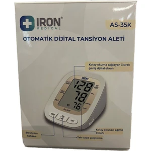 Türkçe Konuşan Otomatik Dijital Tansiyon Aleti As-35k