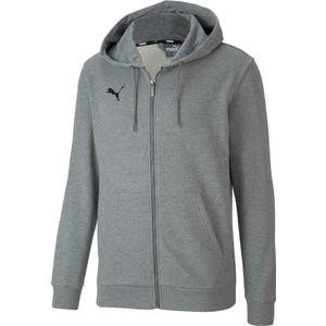 65670833 Teamgoal 23 Casuals Hooded Jacket Erkek Futbol Antrenman Ceketi Gri