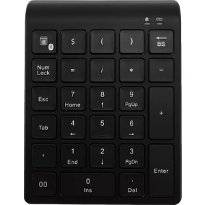 Shuai Yan 27 Tuş Bluetooth Kablosuz Sayısal Tuş Takımı - Siyah (Yurt Dışından)