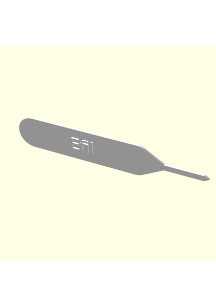 Efil Kişiye Isime Isme Özel Kitap Ayracı Kütüphane Kitaplık Isimlik Sevgiliye Eşe Hediyelik Hediyesi Dekoratif Organik Plastik