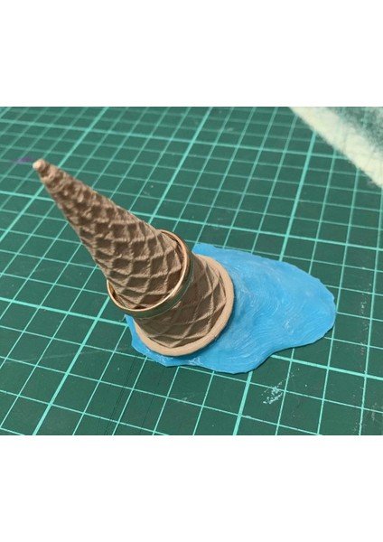 Düşmüş Dondurma Ring Holder Plastik Aparat
