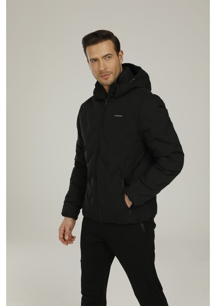 SN17 Henry Coat 1pr Siyah Erkek Kısa Kaban