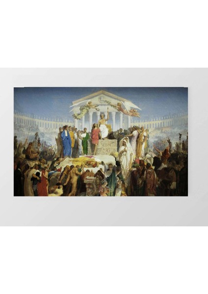 Jean Leon Gerome Auguste-Çerçevesiz - 45 x 30 cm