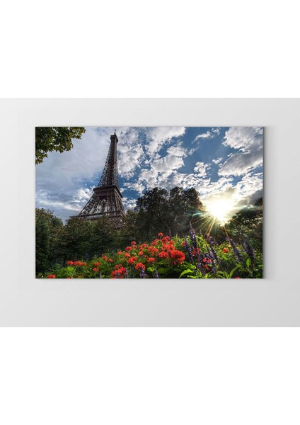 Eiffel Kulesi Paris Tablosu-Çerçevesiz - 45 x 30 cm