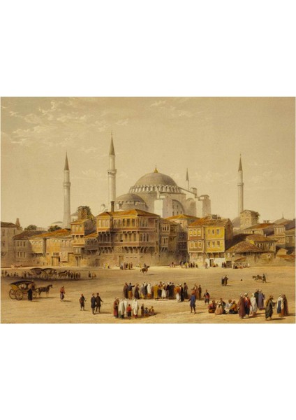 Ayasofya Camii Tablosu-Çerçevesiz - 40X60