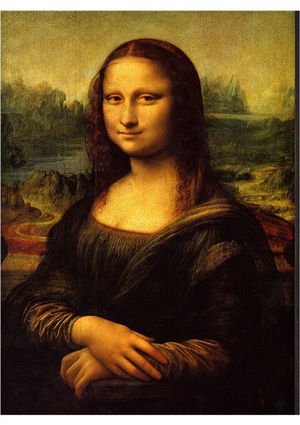 Mona Lisa Tablosu-Çerçevesiz - 70 x 100