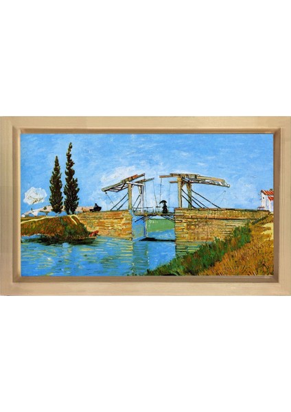 Bilinmeyen Tablosu-Naturel Ahşap Çerçeve - 50 x 70