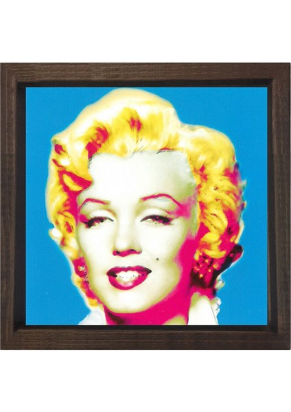 Marilyn Monroe Tablosu-Çerçevesiz - 30 x 30 cm
