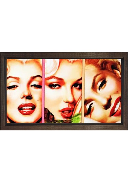Marilyn Monroe Tablosu-Çerçevesiz - 45 x 30 cm