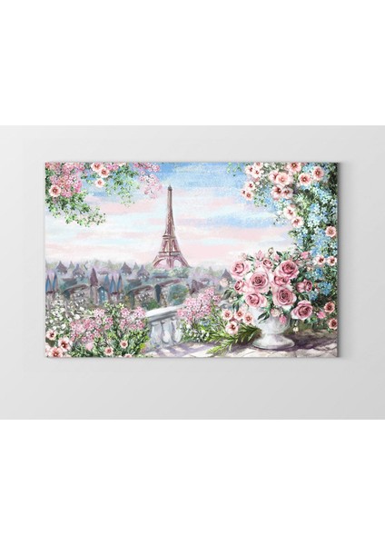 Eiffel Kulesi Paris Tablosu-Çerçevesiz - 45 x 30 cm