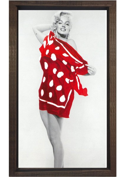 Marilyn Monroe Tablosu-Çerçevesiz - 45 x 30 cm