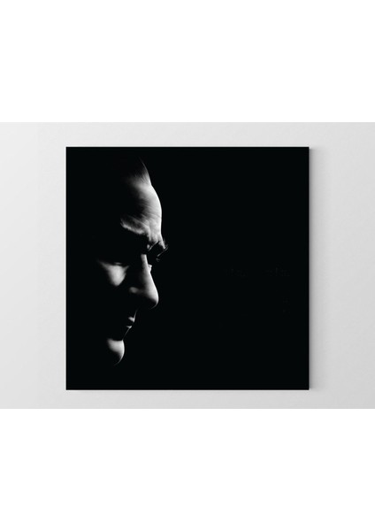 Atatürk Silüet Tablosu-Çerçevesiz - 30X30