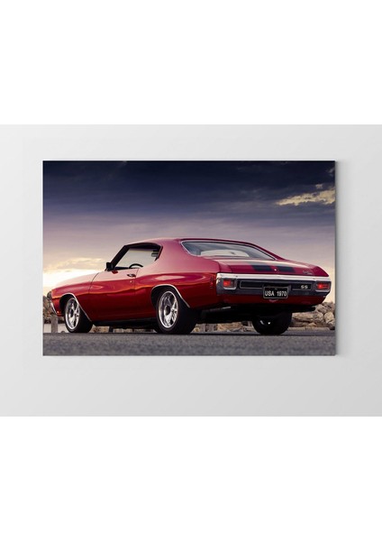 Chevy Chevelle Ss 1970 Tablosu-Çerçevesiz - 40 x 60 cm