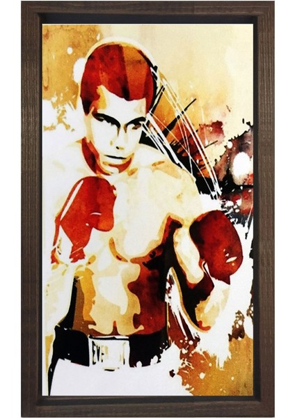 Muhammed Ali Tablosu-Çerçevesiz - 45 x 30 cm