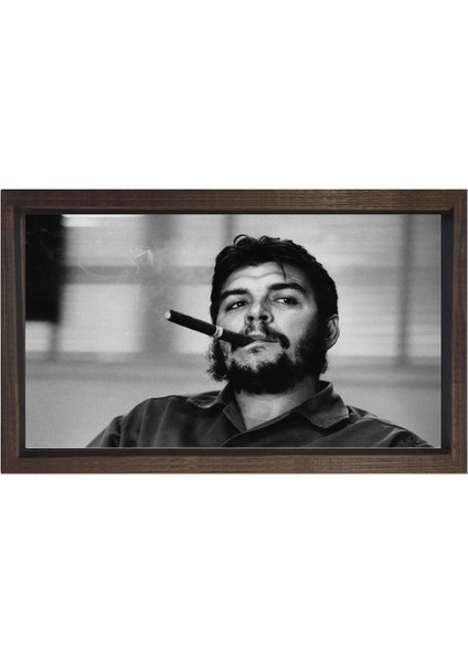 Che Guevara ve Puro Tablosu-Çerçevesiz - 45 x 30 cm
