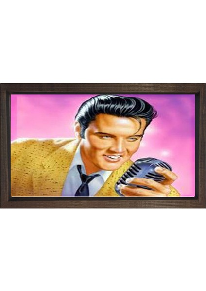 Elvis Presley Tablosu-Çerçevesiz - 50 x 90 cm