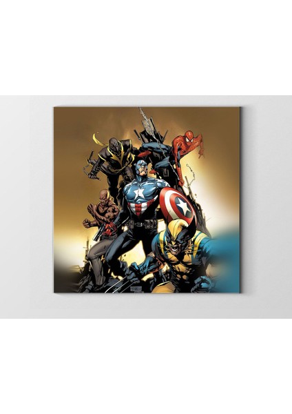 Spiderman Tablosu-Çerçevesiz - 30X30