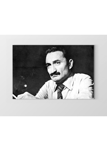 Sayın:bülent Ecevit Tablosu-Çerçevesiz - 45 x 30 cm