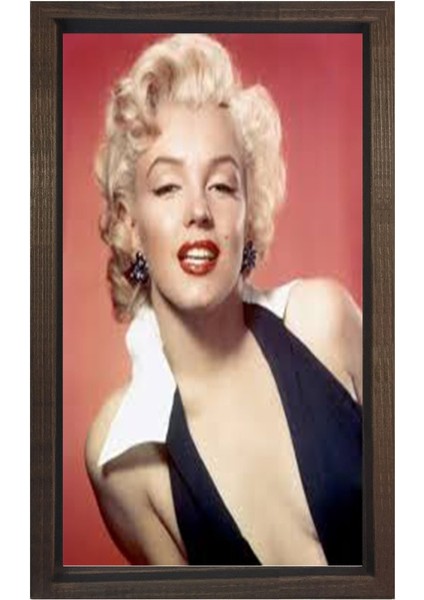 Marilyn Monroe Tablosu-Çerçevesiz - 45 x 30 cm