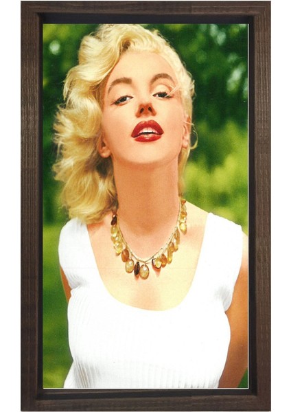 Marilyn Monroe Tablosu-Çerçevesiz - 45 x 30 cm